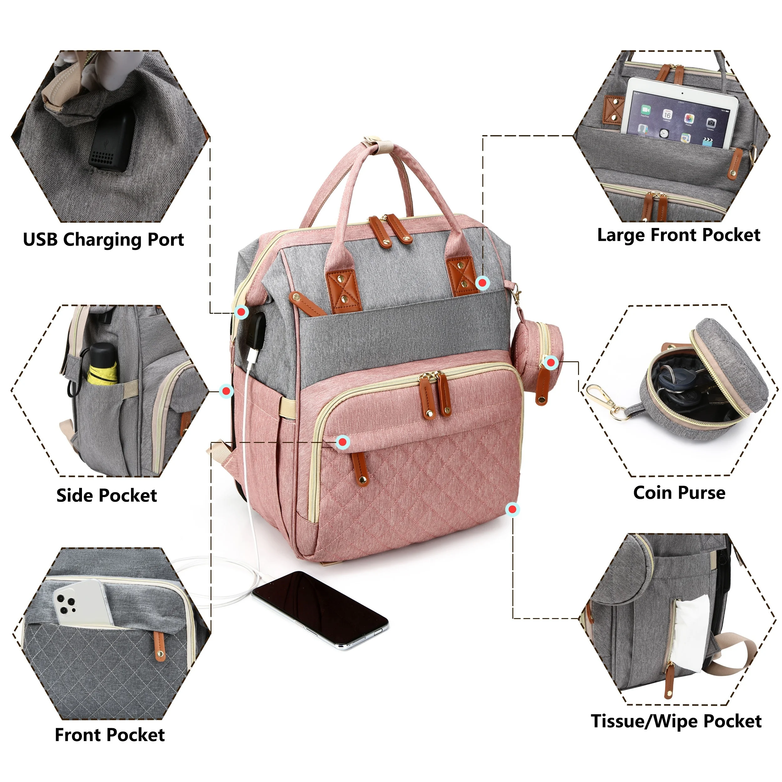 Plecak na pieluchy dla niemowl – Backpack Diaper Bag recenzja i cena