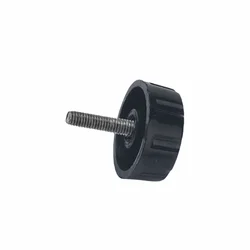 Carrete de pesca ligero con doble manivela y brazo oscilante negro mate