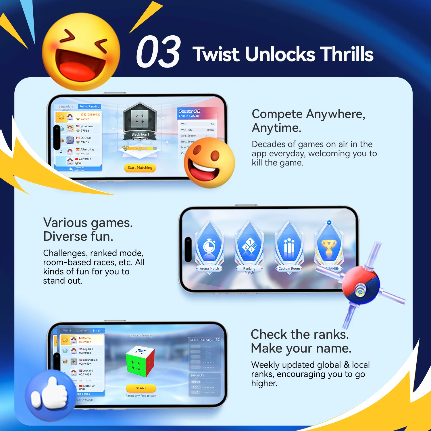 GAN356 i carry E Frosted Magic Cube GAN 3X3 Magnetic Speed Cube Professional Puzzle Toys Children Gift Cubo Magico