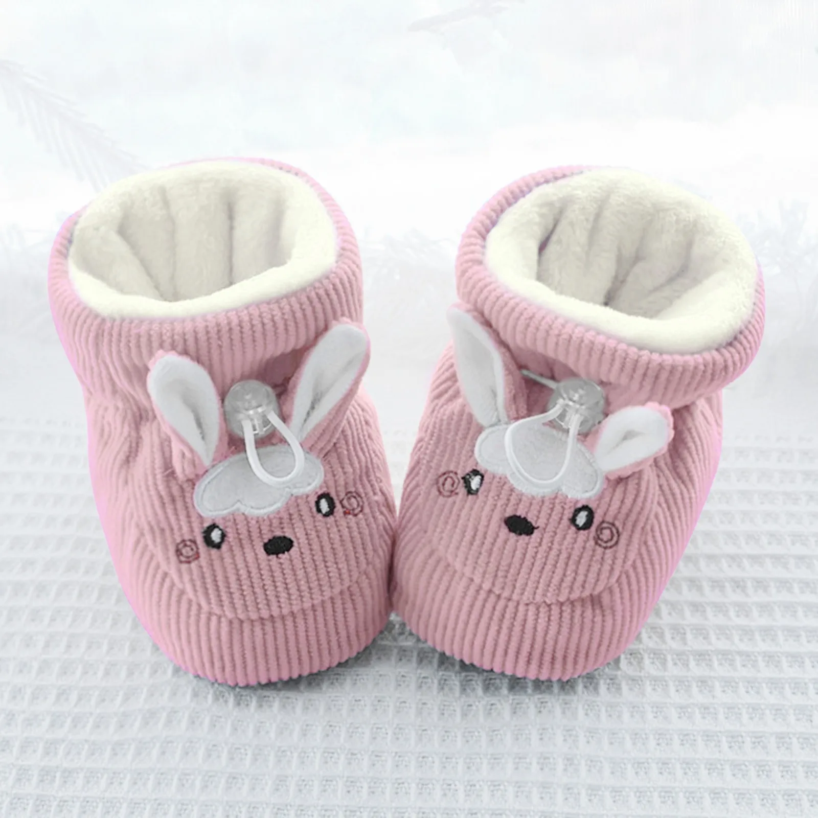 

Baby Boys Boots Kids Toddler Shoes Cotton Shoes Plus Velvet Thick Warm Soft Soled Shoes Cute Do Not Cowboy Boots for Baby Boy