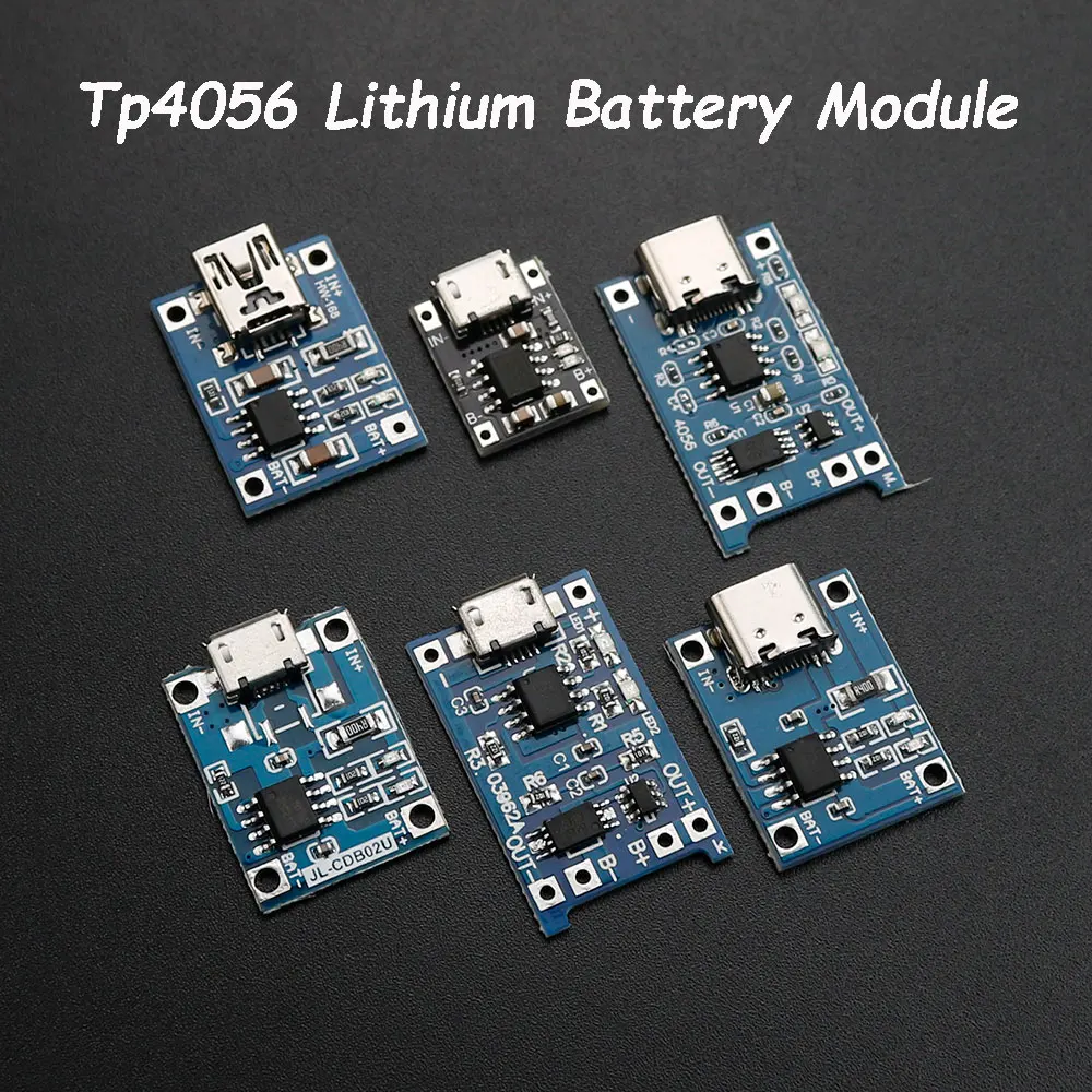 10pcs 5V Micro USB 1A 18650 Lithium Battery Charging Board With Protection Charger Module