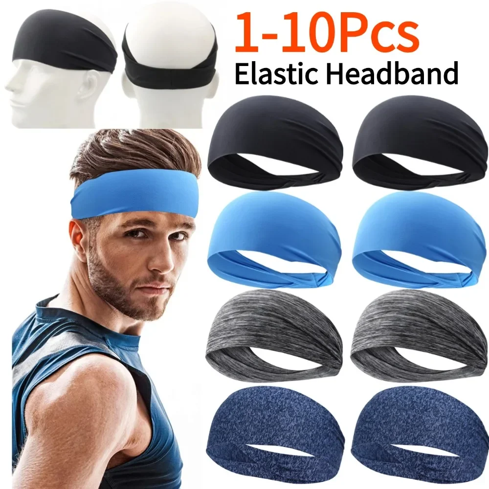 

Sports Headband Running Fitness Sweatband Quick-Dry Elastic Absorbent Men Women Cycling Jog Tennis Yoga Gym Hair Bandage