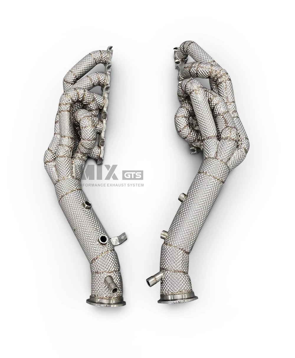 Exhaust manifold exhaust head for Lamborghini Huracan STO/EVO Spyder 5.2 2019-2020 high-performance exhaust system