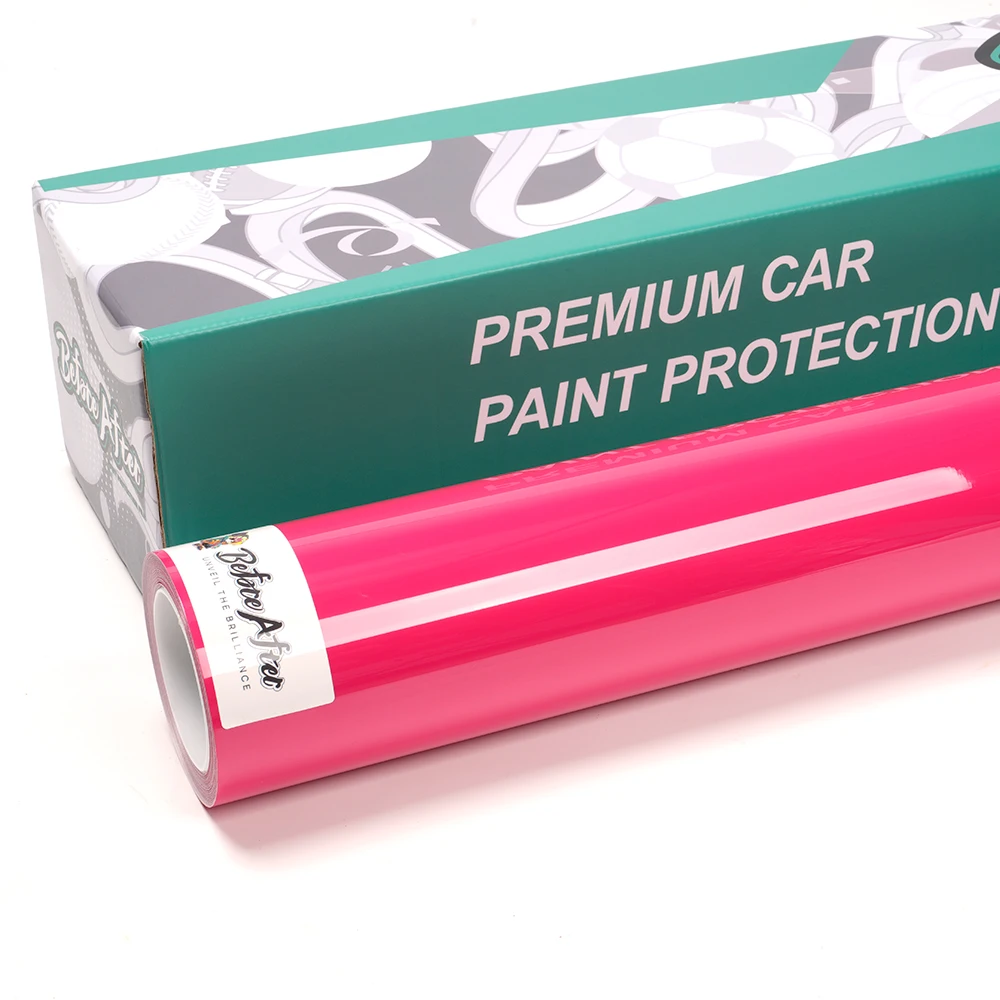 

Factory High Quality Super Glossy Car Paint Protection Film Vinyl Purple Pink Car Wrap Films