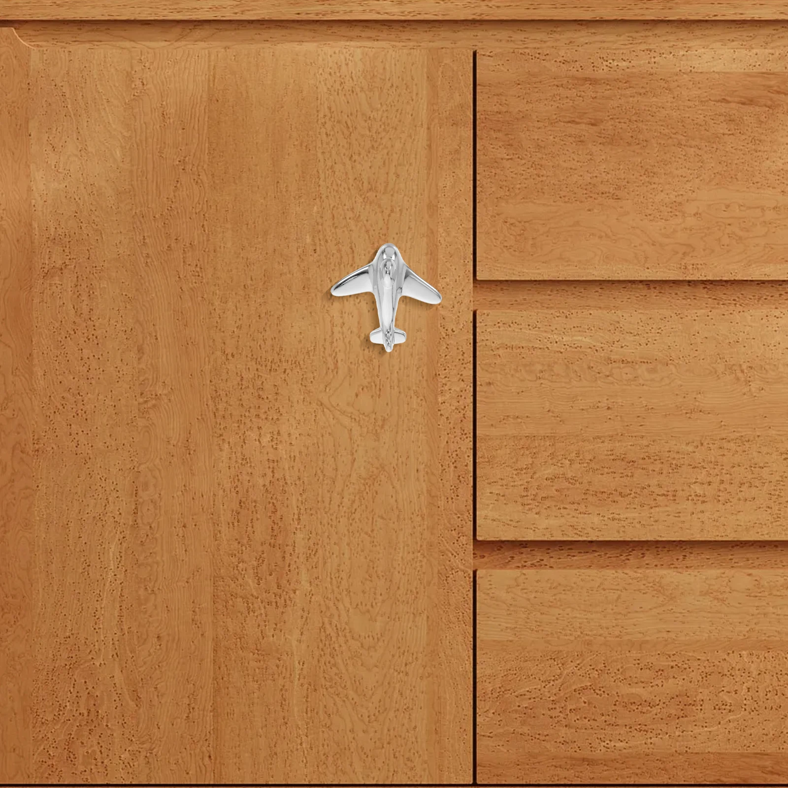 

2 set 2 Sets Airplane Drawer Knobs Zinc Alloy Cabinet Handles Kids Room Decor Smooth Polished Pulls Screws Included Wardrobe