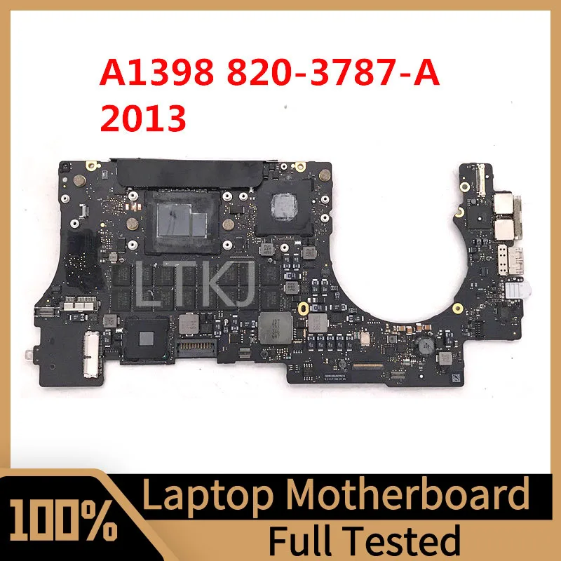 

820-3787-A Mainboard For Apple MacBook Pro Retina 15" A1398 Laptop Motherboard 2013 16GB With AND I7 CPU 100% Full Tested Good