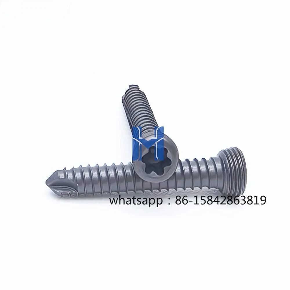 2.4mm Titanium Locking Screw,Cap Lock,Mascotas Veterinary Orthopedics Implant,Surgical Instruments,Pet Products, Dog Accessories