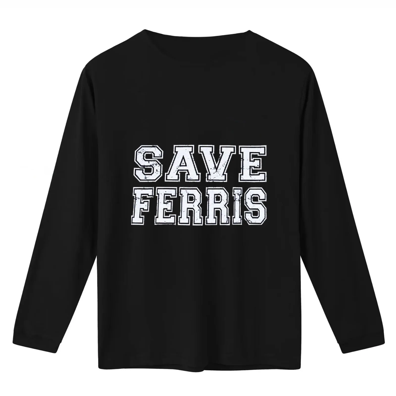save ferris T-Shirt Summer Casual Cotton Tee Oversized Streetwear Tops Vintage Graphic Print Loose Fit Short Sleeve