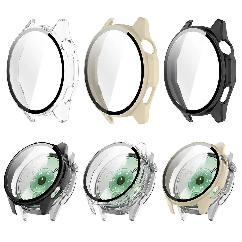 Custodia in vetro temperato per Huawei WATCH GT 6 46MM All-around Anti-graffio PC Paraurti Protezione schermo Accessori