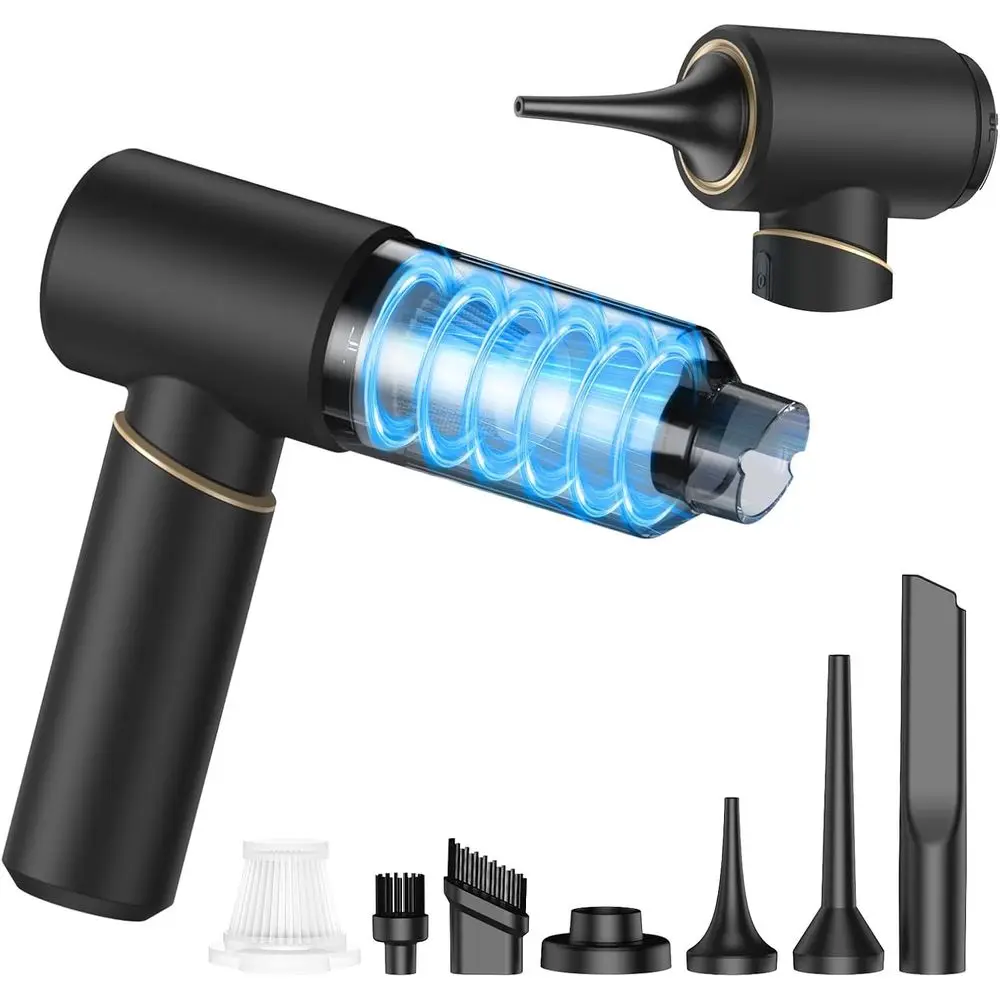 

15000Pa Powerful Mini Portable Vacuum Cleaner with 2 Attachments for Car, Home, and Pet Hair Removal
