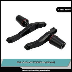 Fit For Triumph Trident 660 TRIDENT660 2021-2023 2022 Motorcycle Frame Crash Slider Protector Pads Anti-falling Protection Crash