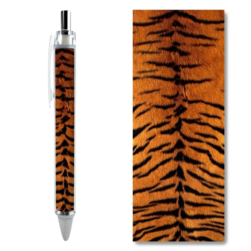 2/4PCS Leopard Print Gel Pen Hot Selling Popular Striped Peripheral Daily Stationery Cute Animal Decoration Stationery Items