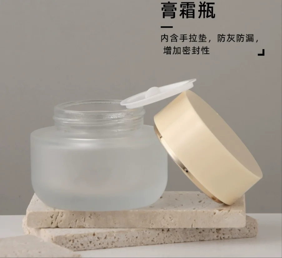 30 مللي-120 مللي زجاجة من الزجاج البلوري مصل جوهر الرطوبة/غسول/مستحلب/أساس/حبر مياه المرحاض العناية بالبشرة مستحضرات التجميل التعبئة #6