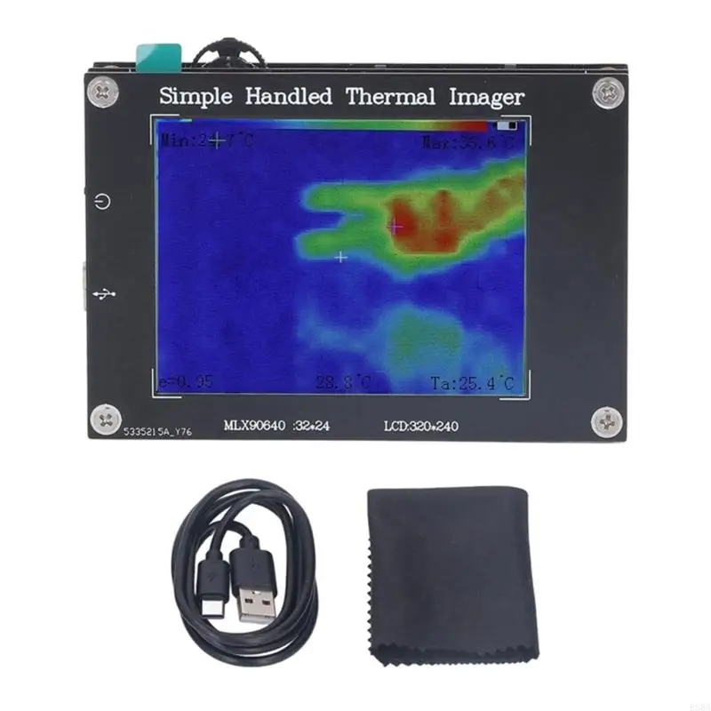 Portable Digital Thermal Imager for Accurate Temperature Measurement from -40℃ to +300℃ with Safe Alarm Feature