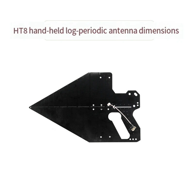 HT8 Handheld Log Periodic Antenna 0.1-12Ghz,Direction Finding Antenna For SA6 Spectrum Analyzer,Highly Accurate Easy Install