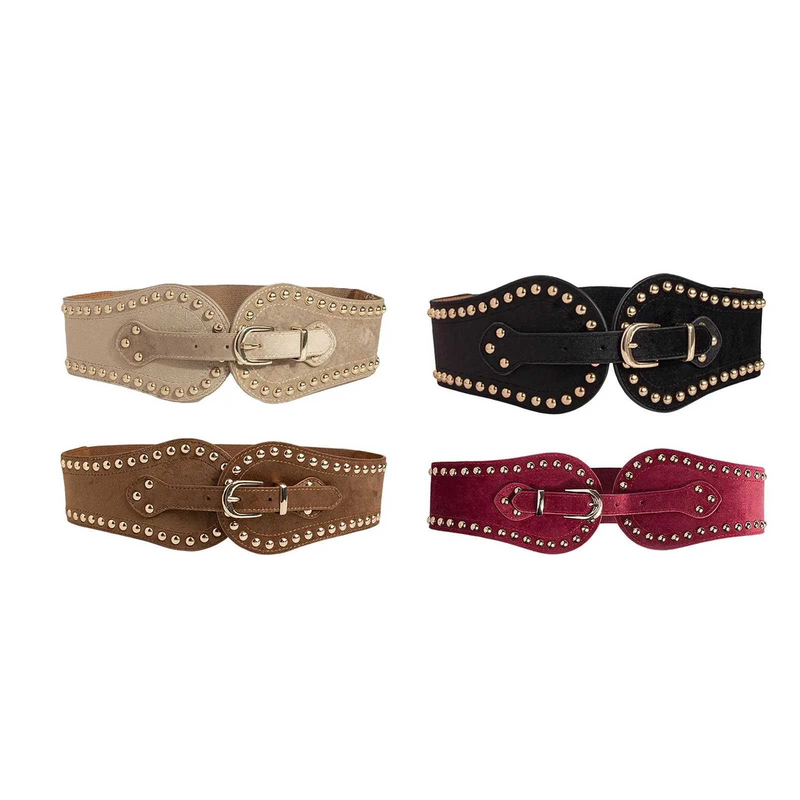 حزام خصر عريض قابل للتعديل، حزام خصر مريح وأنيق لرحلات الجينز