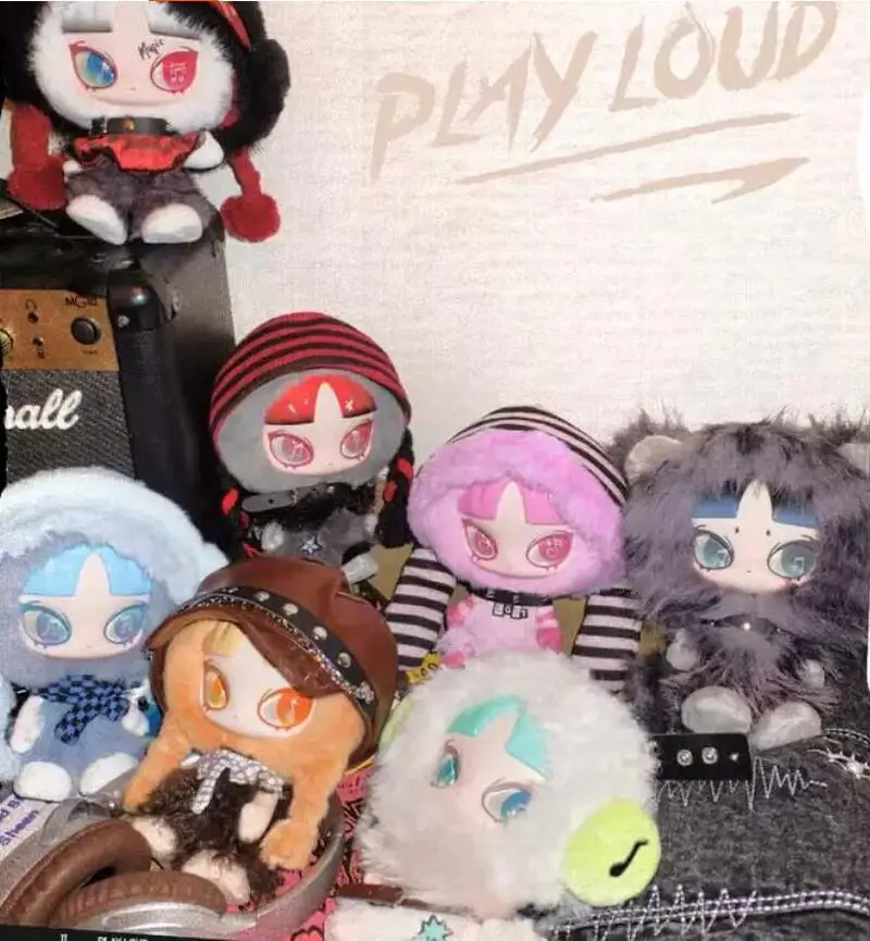

Genuine Inn Play Loud Series Blind Box Kawaii Vinyi Plush Bag Pendant Figure Doll Mystery Box Trendy Toys Girl'S Birthday Gift