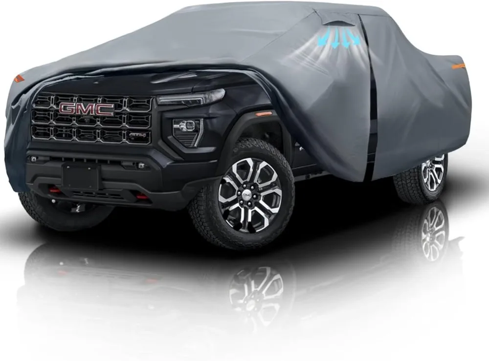 

Custom Fit Truck Cover for 2004-2025 Extended/Crew Cab Short Bed, Waterproof All Weather Protection