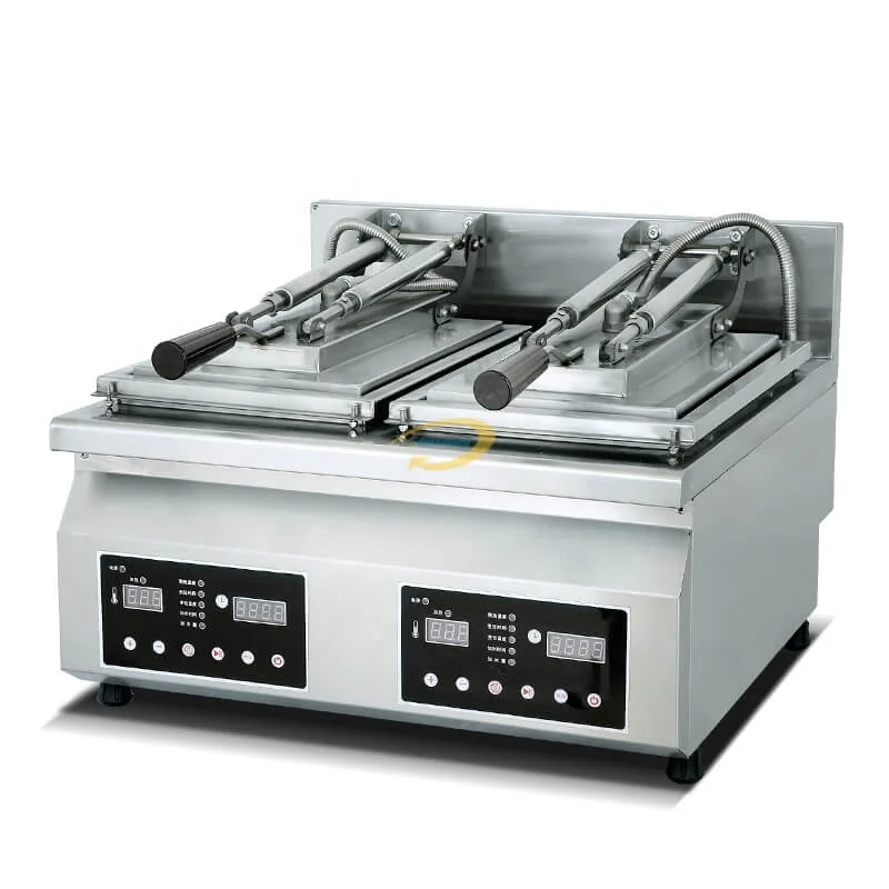 Commercial Electric Automatic Fryer Gyoza Frying Pan Fried Dumpling Cooking Machine for Restaurant