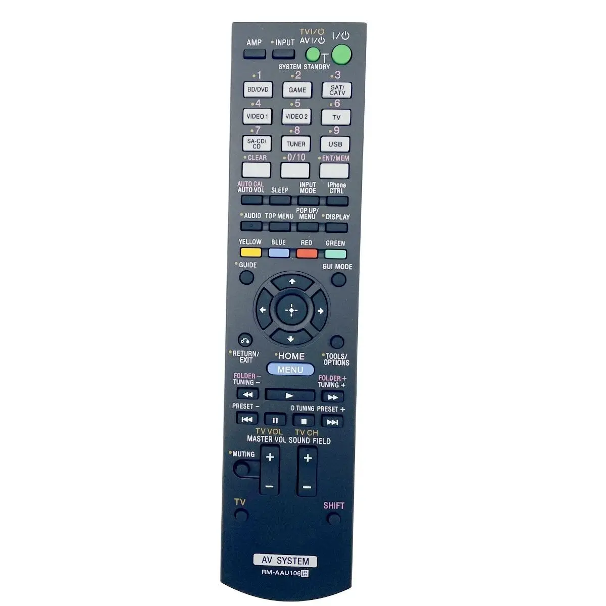 

Remote Control RM-AAU106 RM-AAU107 For SONY Multi Channel AV Receiver STR-DH730 STR-DH830 STR-DH720HP