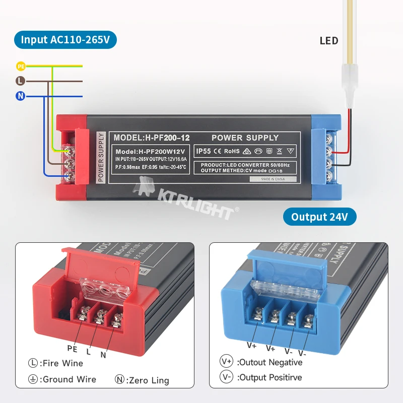 DC 12V Power Supply Switching Transformer Power LED Lighting Adapter 100W 200W 300W 400W Laboratory Power Supply