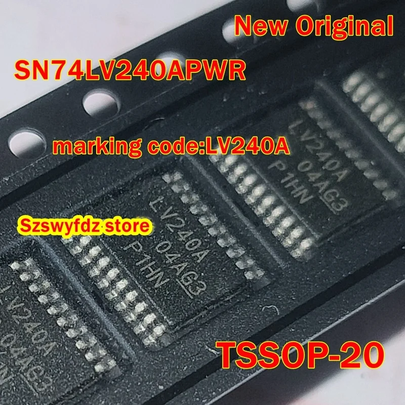 1pcs to 100pcs SN74LV240APWR SN74LV240APW TSSOP-20 New Original marking code:LV240A OCTAL BUFFERS/DRIVERS WITH 3-STATE OUTPUTS