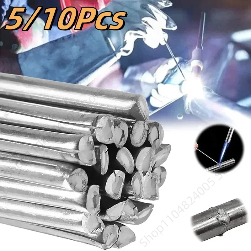 5/10Pcs Low Temperature Easy Melt Welding Rods 1.6mm/2.0mm Wire Rod Solder No Need Solder Powder Weld Bar Tin Repair Tools