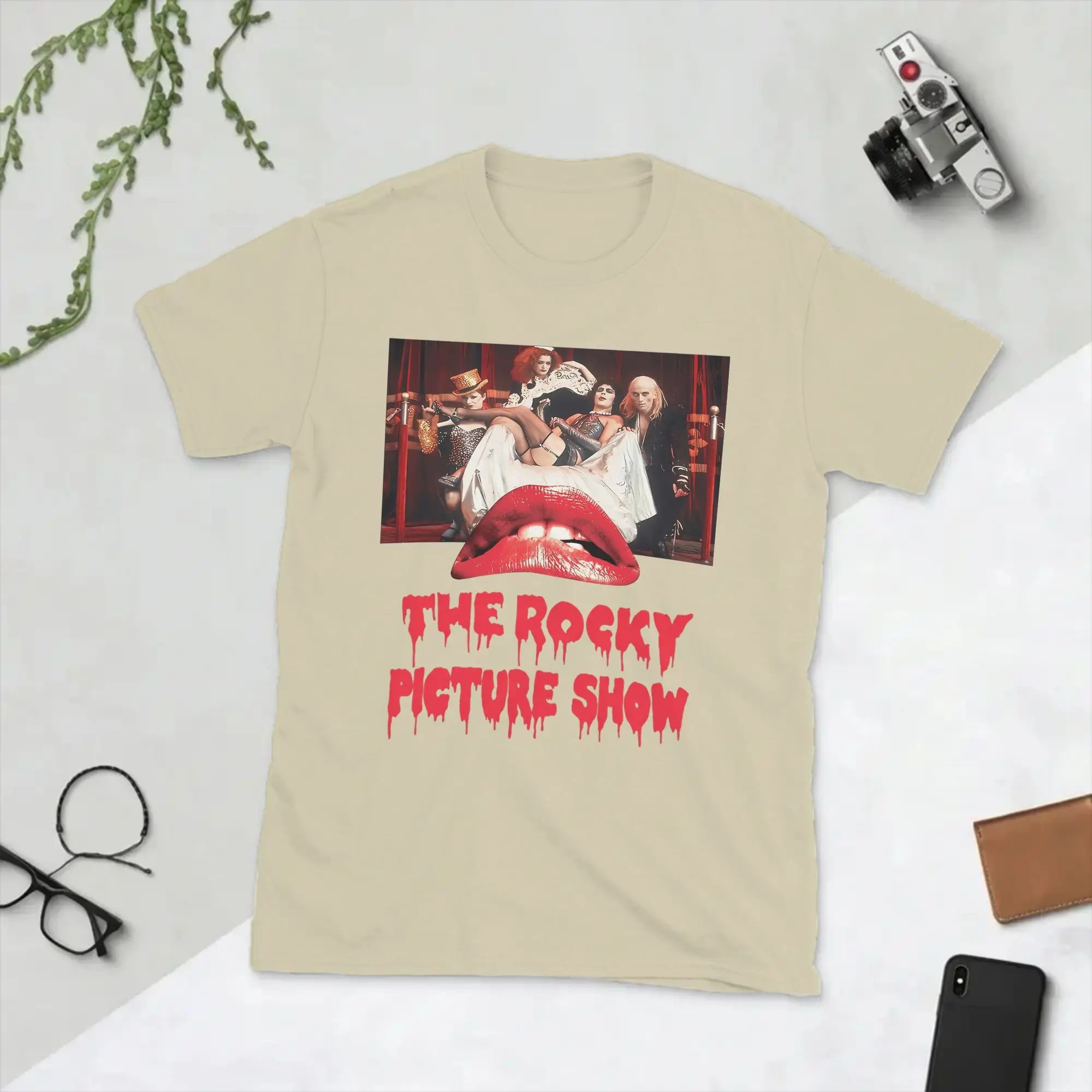 Men's T-Shirts Rockys Horror Picture Show Thrills and Chills Fun Cotton Tees Short Sleeve T Shirt Round Collar Clothing Printed