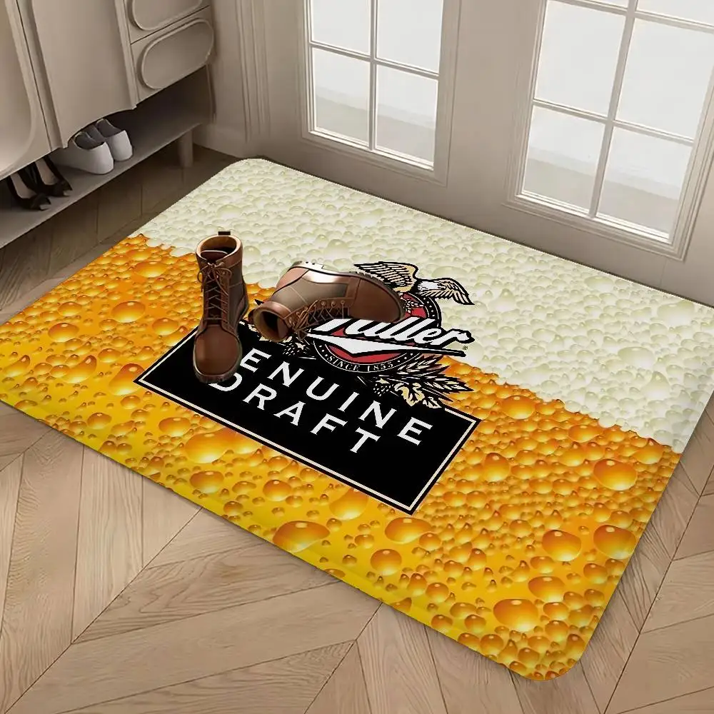 M-Miller Pattern Floor Carpet Nordic Style Home Doormat Bathroom-Toilet Mats Bedroom Hotel Decor Mat