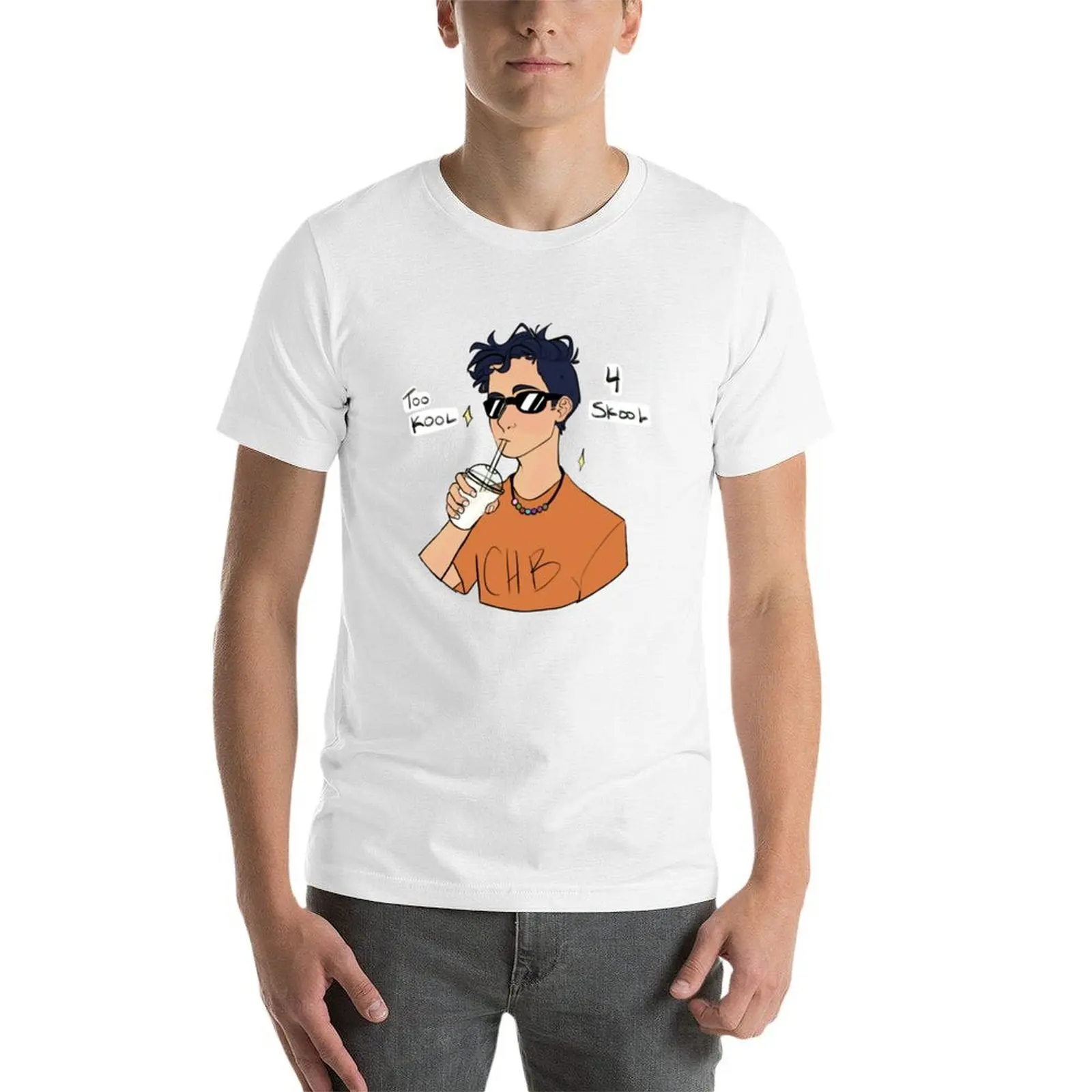 تي شيرت To Kool 4 Skool تي شيرت رجالي برسوم جرافيك تي شيرت للرجال تي شيرت برسومات