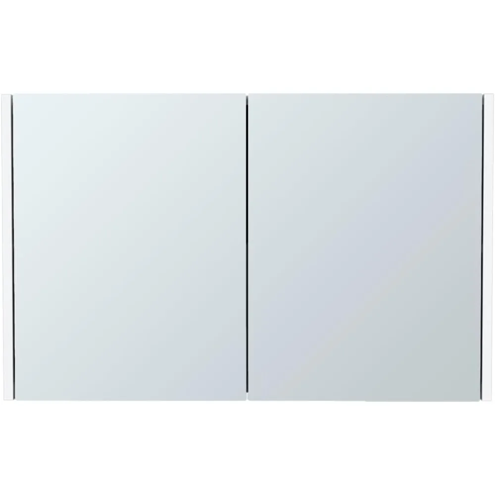 خزانة طبية بيضاء سهلة التجميع للحمام مع أرفف فائقة، تباع بشكل منفصل، مثالية لحلول التخزين