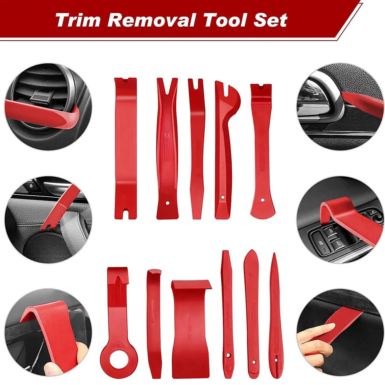 Car Panel Fastener Clips Removal Tools Automotive Trim Panel Audio Clip Pliers Terminal Removal Tools Set