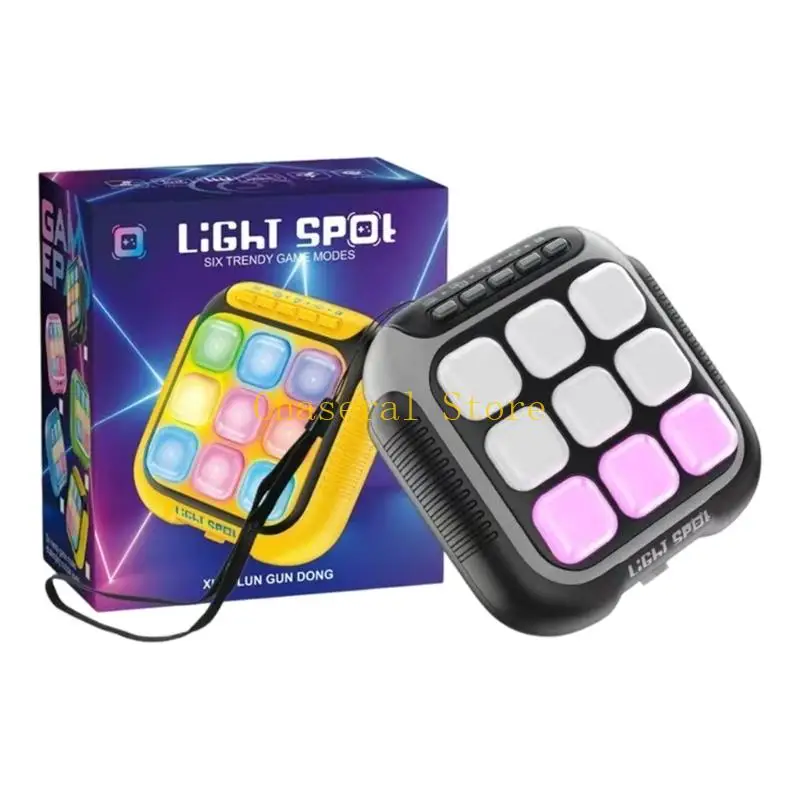 E7CE Light-Up Handheld Button Toy for Travel Activity and Indoor Use