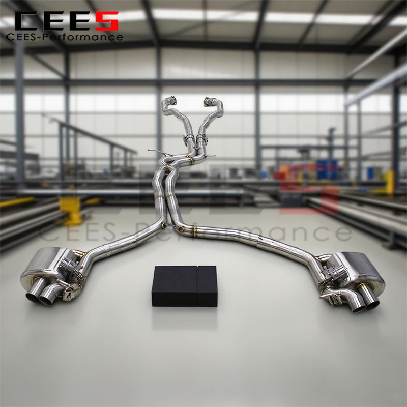

Cees Catback выхлопная система для Audi B8.5 RS4/RS5 4.2L 2012- клапанный глушитель гоночная спортивная выхлопная система с передней трубой SUS304