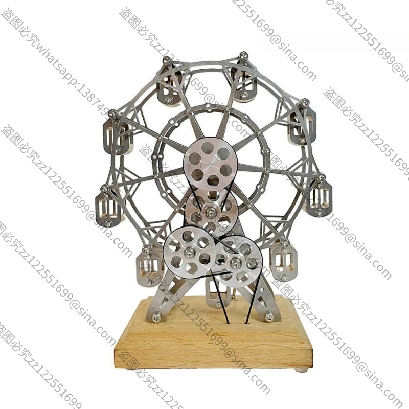Suitable for Finished Alloy Ferris Wheel Model Can Launch Creative Desktop Ornament Birthday Gift