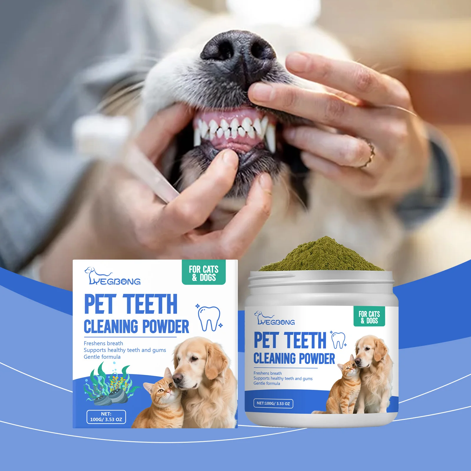 : Pó antitártaro para pets