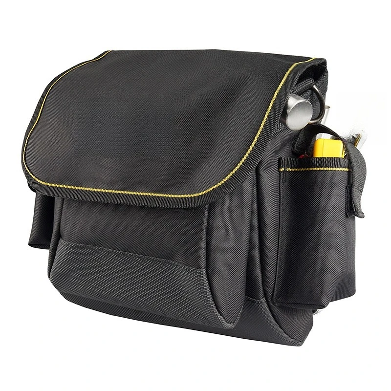 WH018 25*6*30cm One Shoulder Network Monitoring Repair Kit Telecom Tool Waist Bag Canvas Multifunctional Electrician Tool Kit