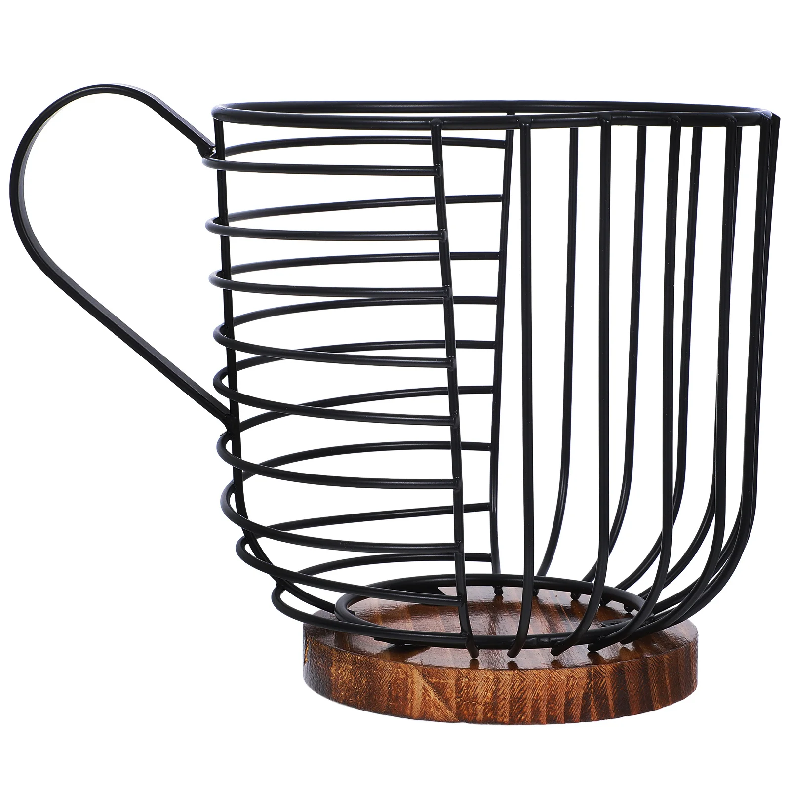 

Coffee Storage Holder Iron Basket Home Kitchen Organizer Coffee Capsule Display Convenient Storage Container