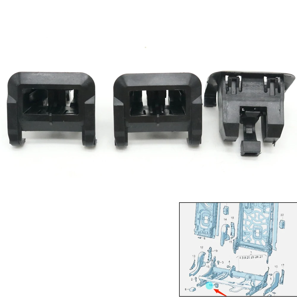 

Rear Seat Clamp Cushion Pad Fixing Clip For AUDI Q5 SQ5 Q7 A8 Q8 SQ8 E-tron Quattro GT Bentley Bentayga Porsche Cayenne Panamera