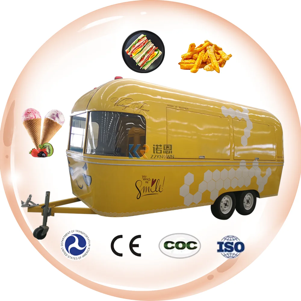 2023 Coffee Trailer Food Concession Trailers Sale Catering Business mobile Food Trucks For Sale Ice Cream Truck Equipment