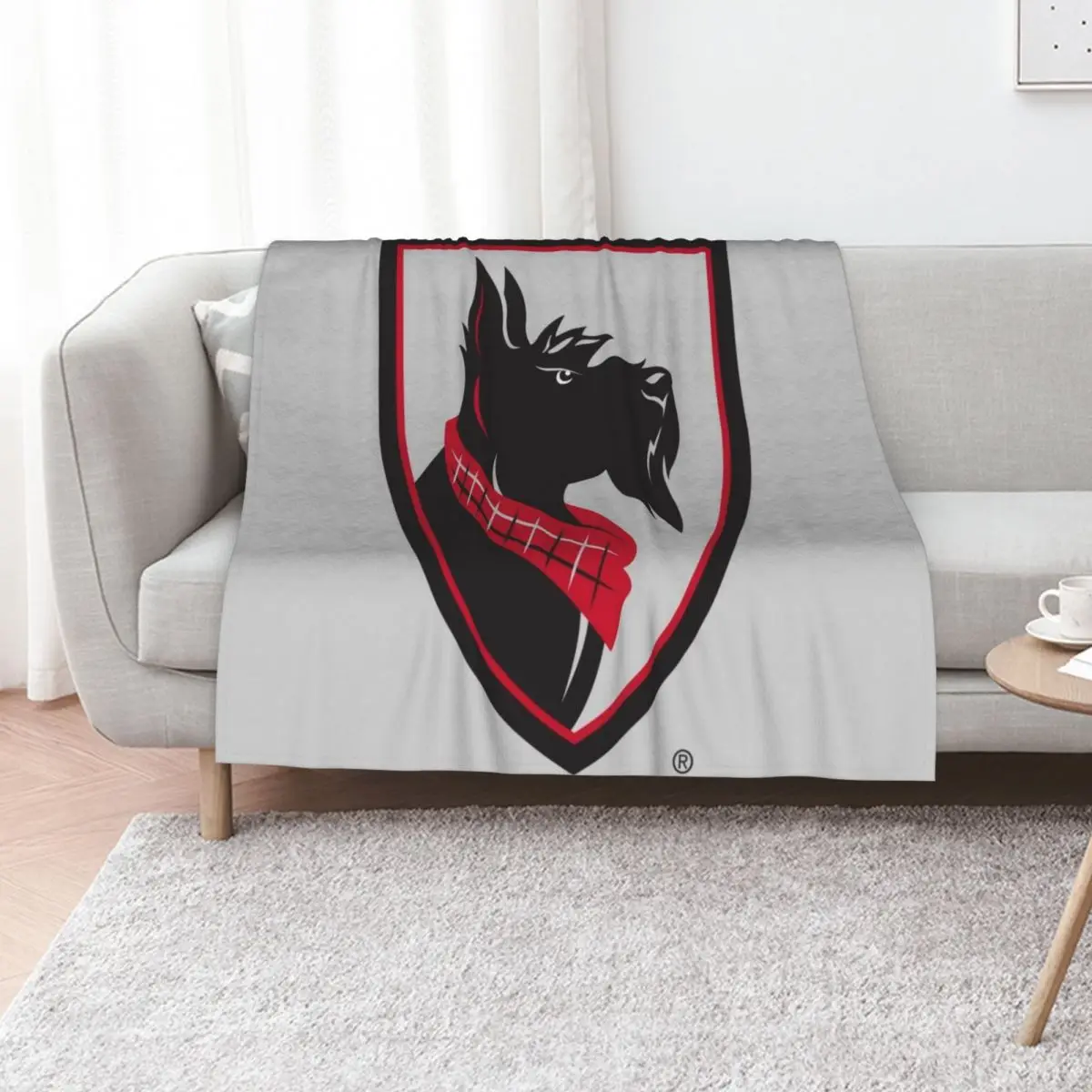 carnegie mellon tartans Throw Blanket All Weather Soft Throw Blanket for Sofa