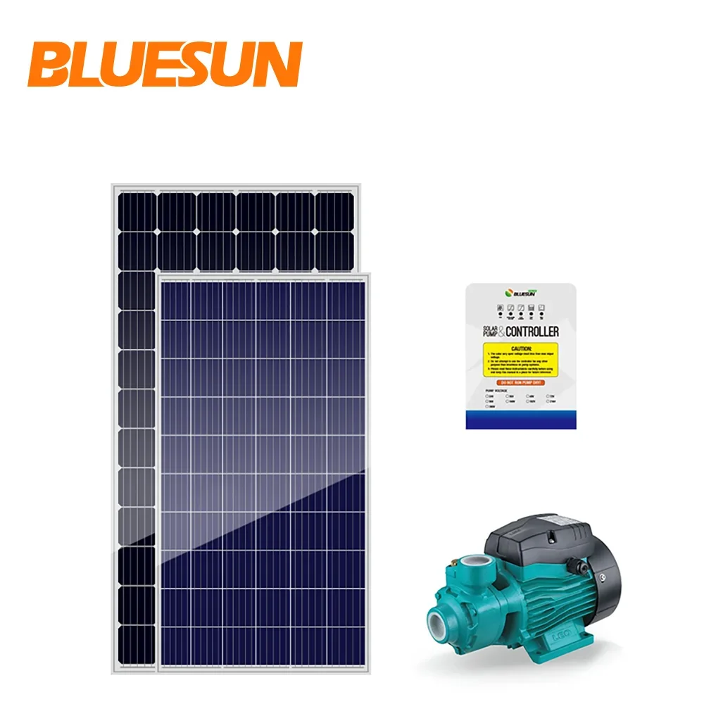 Bluesun more popular 220v /380v dc/ac  solar water pump 3hp 2.2kw solar farm irrigation water pump system