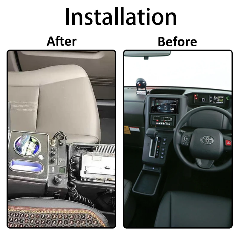 For Toyota Taxi Armrest Box Dedicated Hong Kong HK TAXI Center Console Toyota Comfort Armrest Box