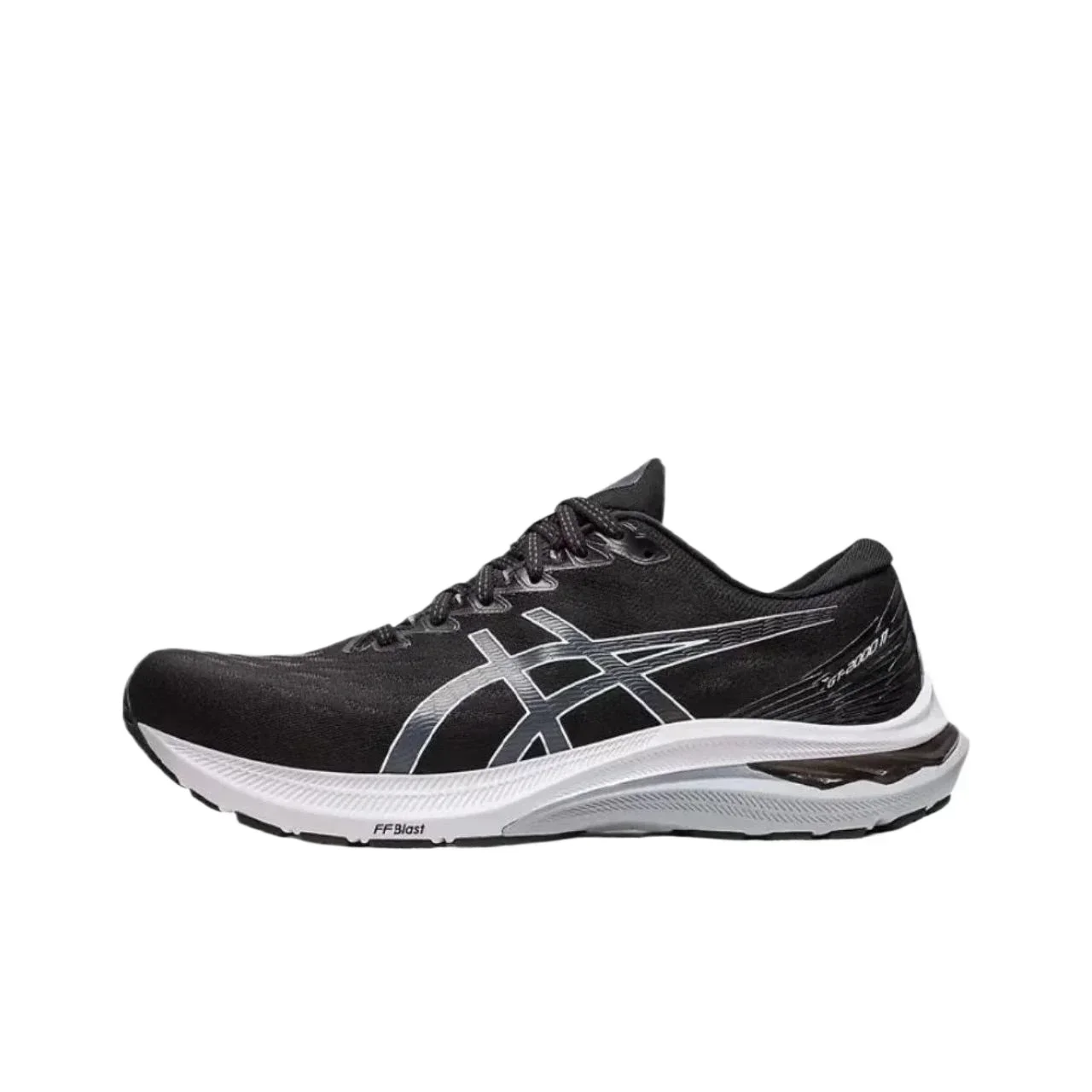 Asics GT-2000 11 2E أحذية رياضية مريحة منخفضة أعلى المضادة للانزلاق احذية الجري للرجال أحذية بارك أبيض وأسود