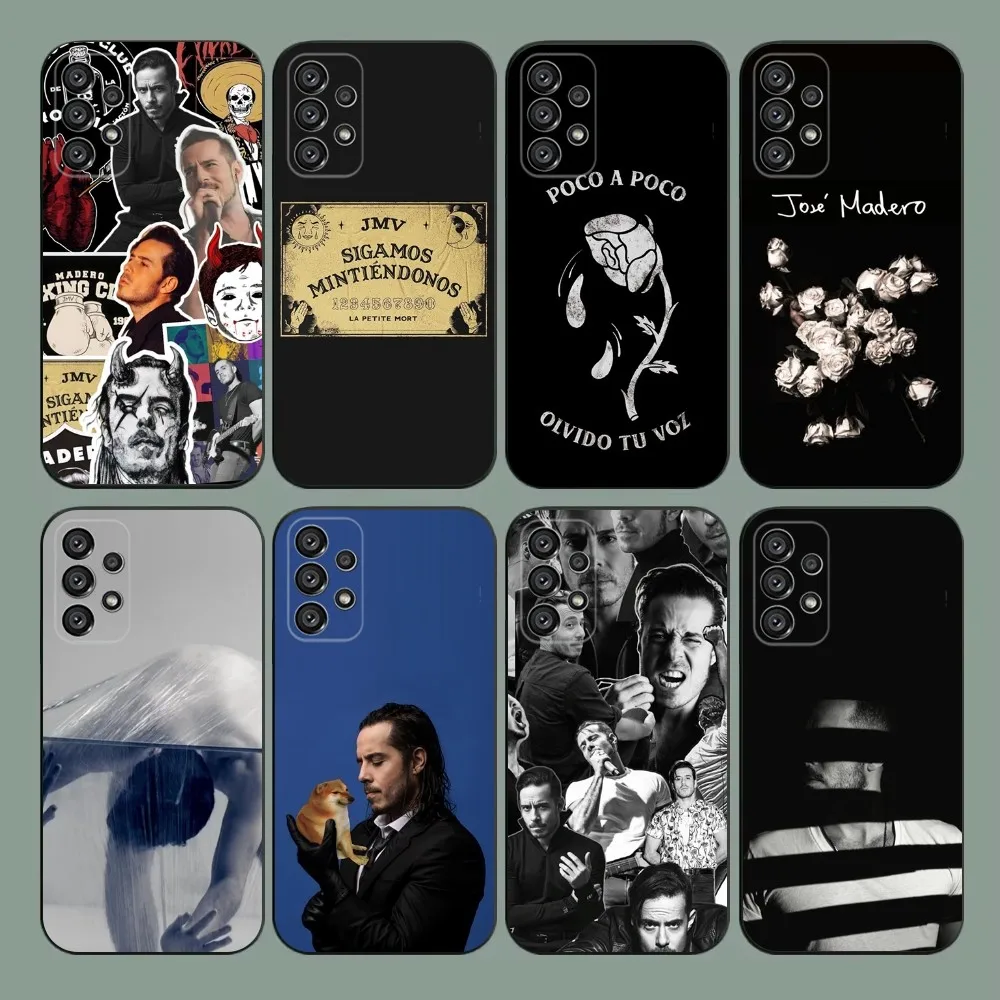 

Jose Madero Singer Phone Case For Samsung Galaxy A20,A21s,A22,A31,A32,A52,A53,A72,73,A80,A91 Soft Black Cover