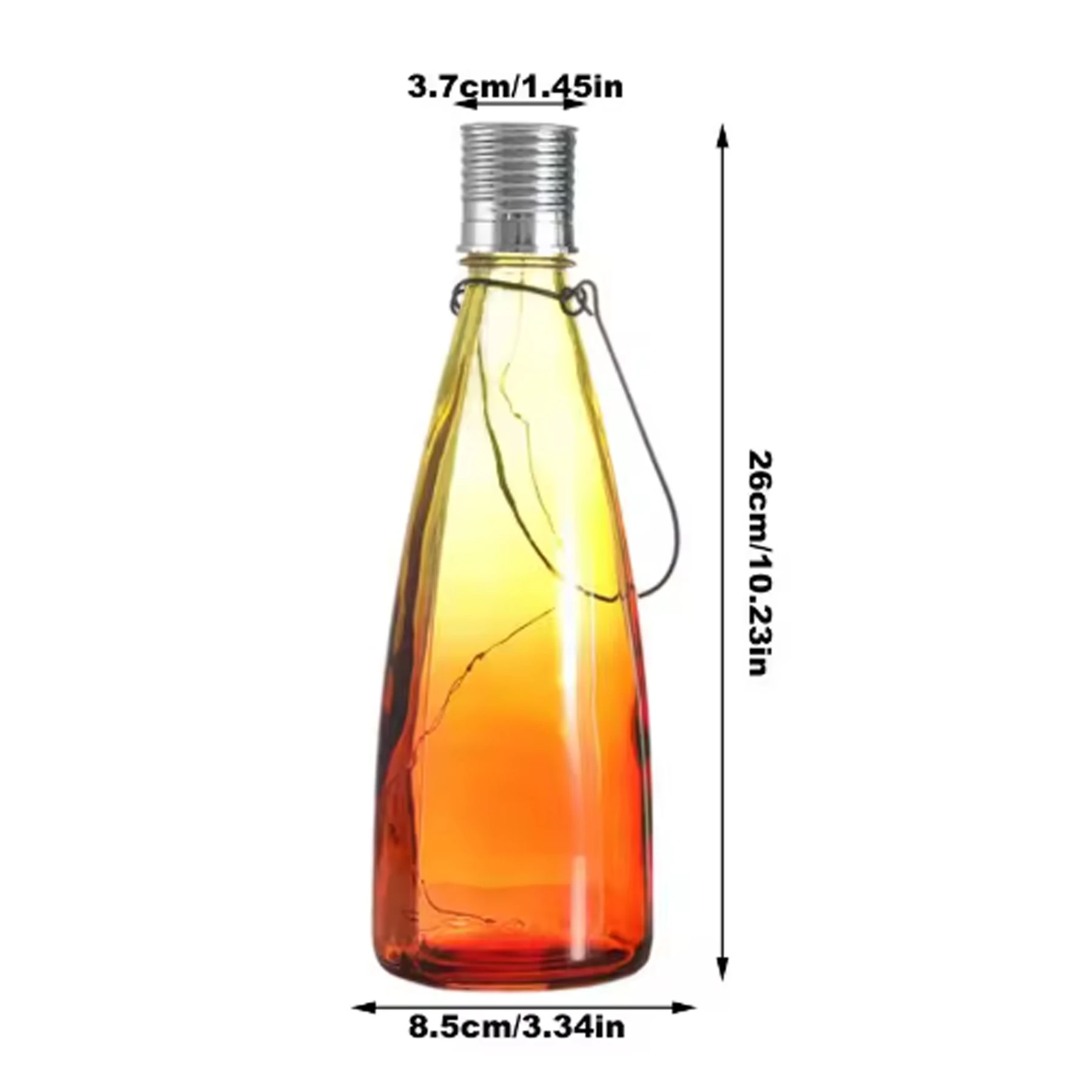 Outdoor Solar Lantern Light Creative LED Solar Powered Light For Yard Home Decor Lantern With Handle For Garden Courtyard