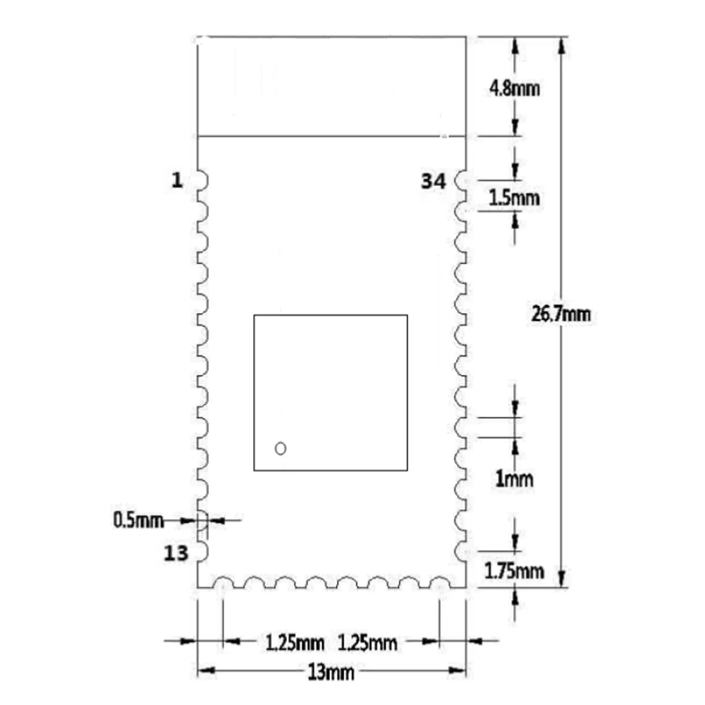 10 peças módulo bluetooth at-09 android ios ble 4.0 para arduino HM-10 módulo bluetooth 4.0 cc2541 chip comando 2.4g 3.6-6v