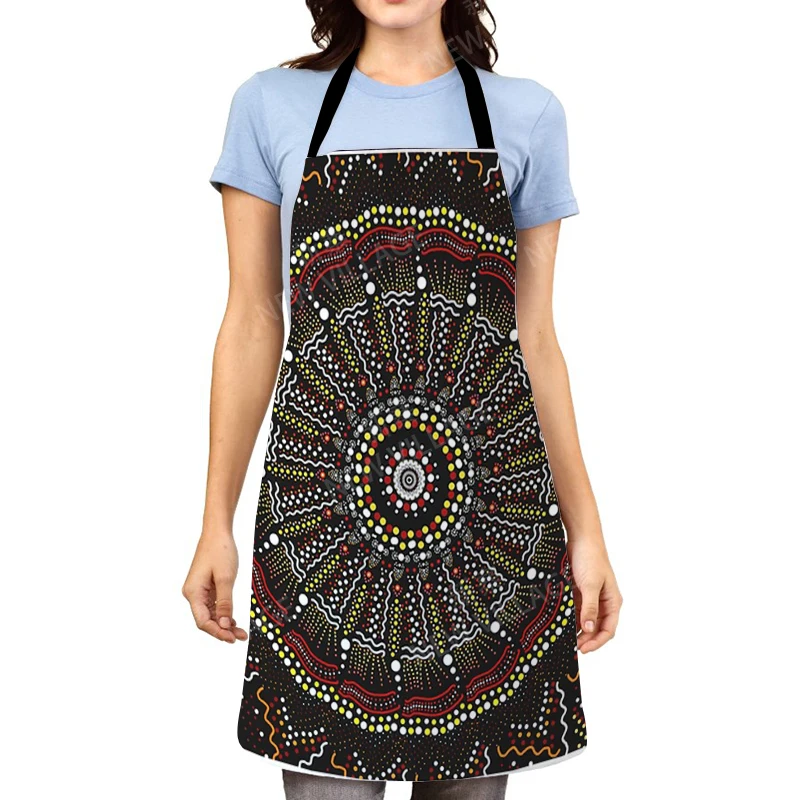 Mandala Aesthetic Women kitchen apron original Children Waterproof girl custom man waiter work apron oil proof vintage Persia