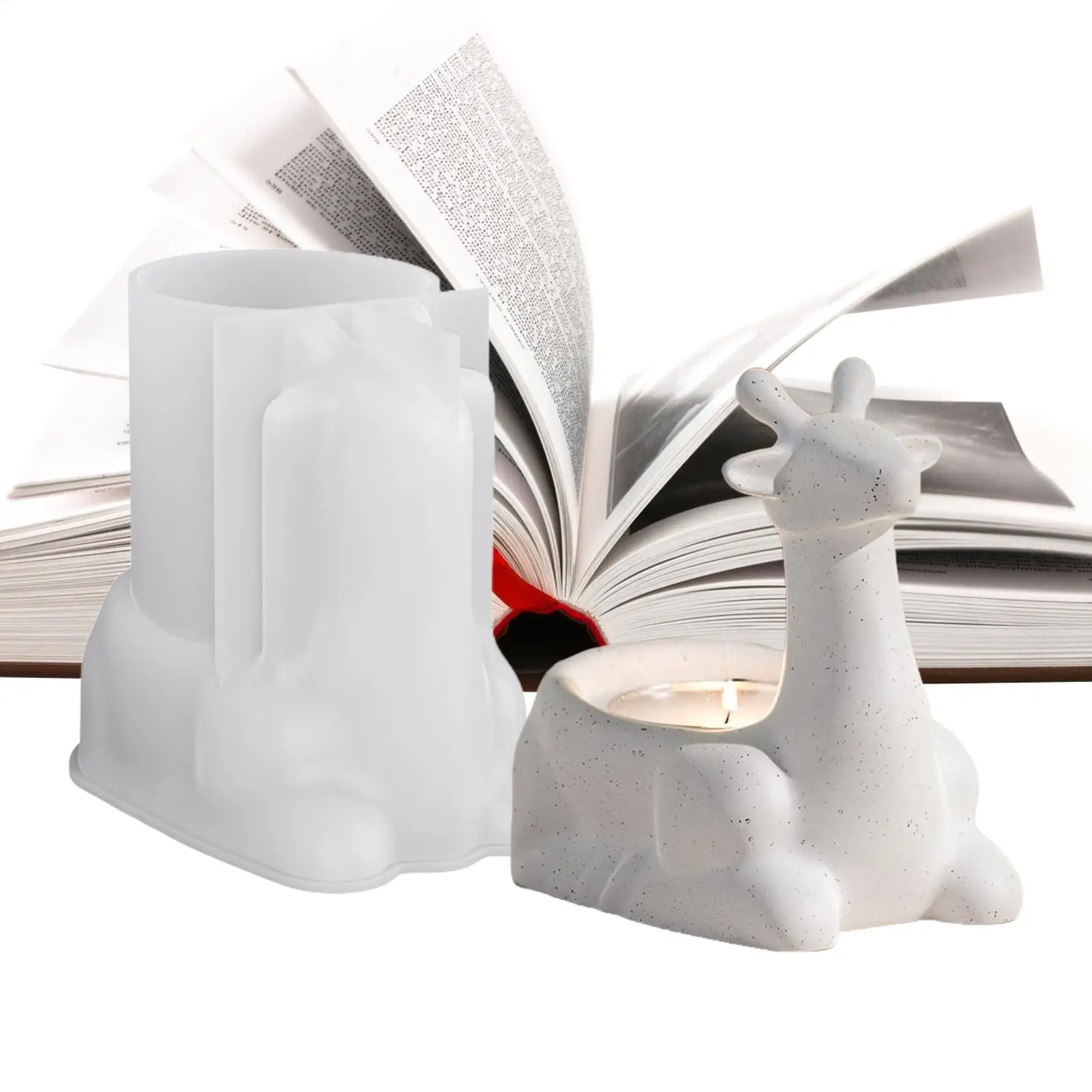 

Форма для чайной свечи, рождественская подставка для свечей с оленями на коленях, формы для эпоксидной смолы, легкосъемное средство для изготовления ремесел, помощь для цементного мыла