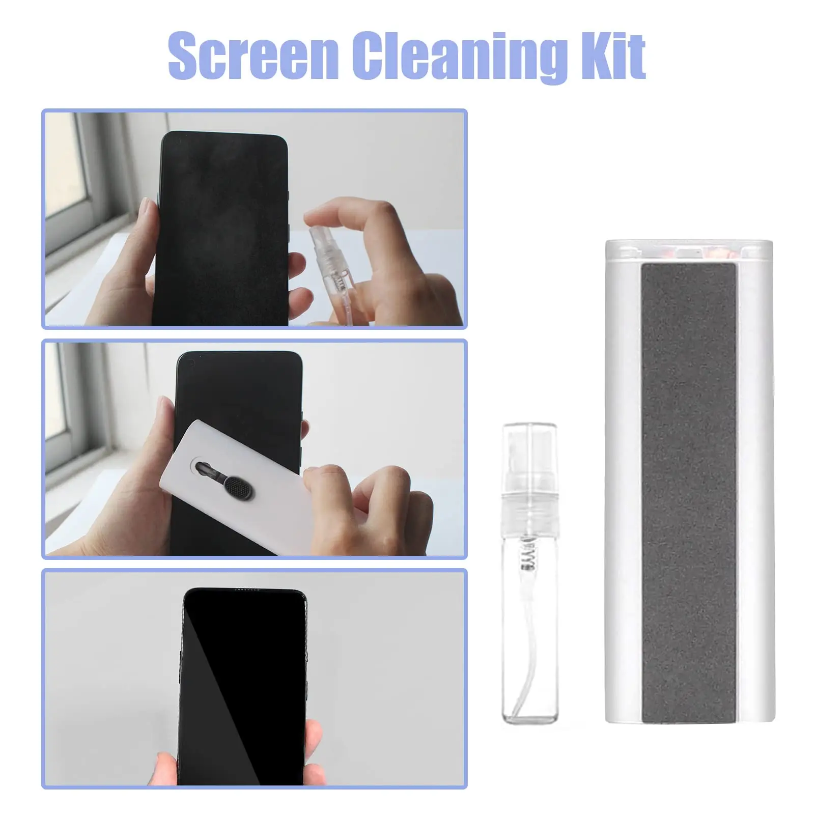 7-in-1 Computer Keyboard Cleaner Brush Kit Keycap Puller Bluetooth Earphone Cleaning Pen For AirPods 3 Pro Headset Cleaning Tool